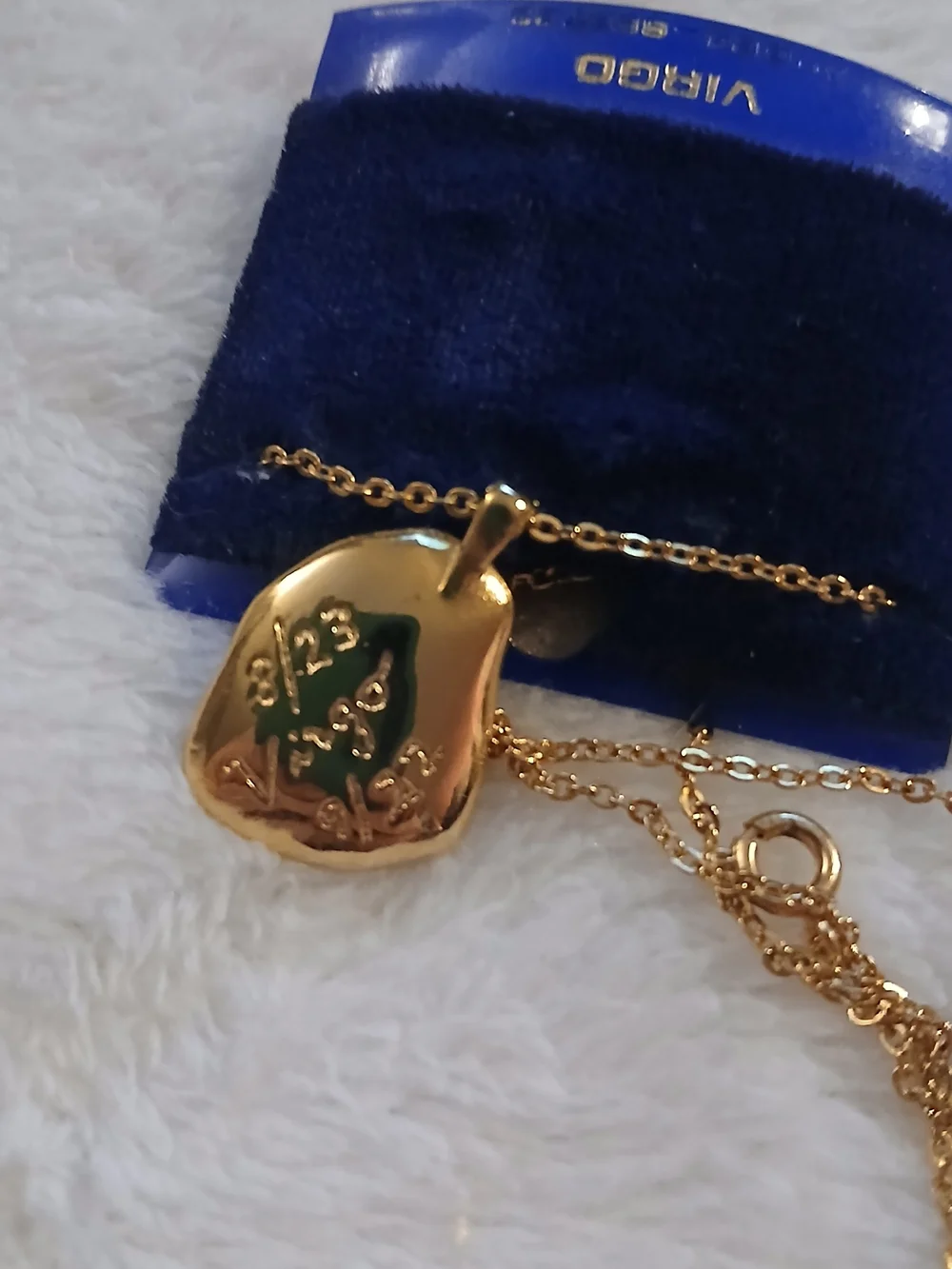 💲Virgo Gold Pendant 16